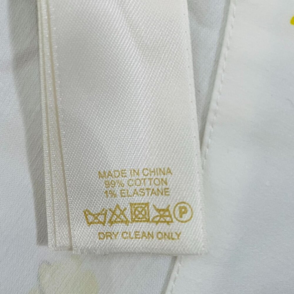 Kate Spade Daisy Dot Bow Peplum Top Old Money Size 4 WORN ONCE - Picture 11 of 11
